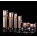 High-grade round flower cosmetics  acrylic bottle/jars with good price